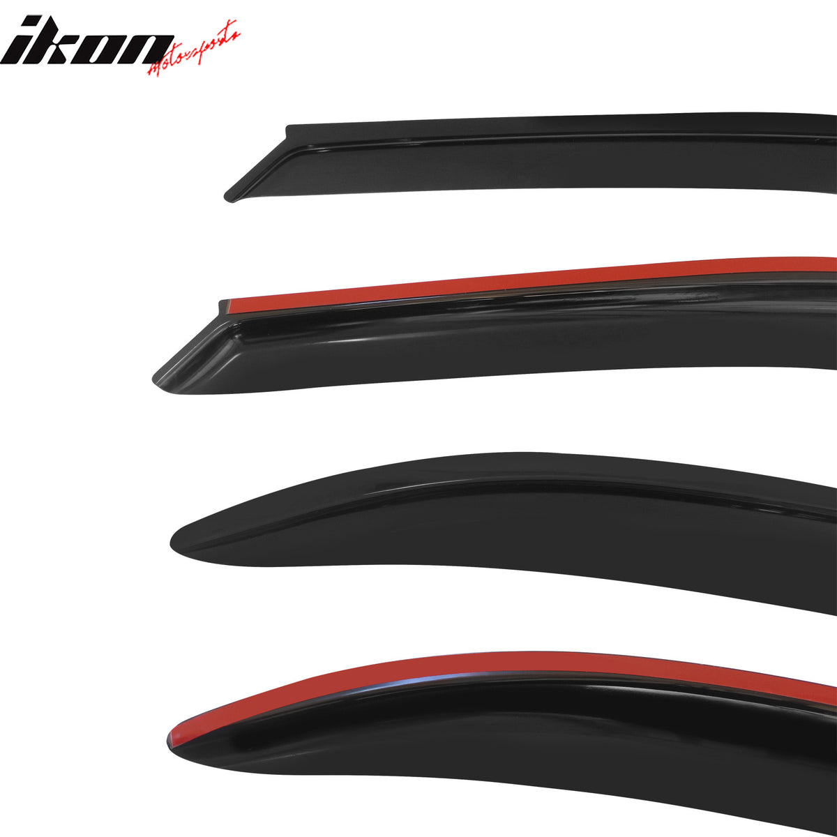 Fits 96-00 Honda Civic Sedan Window Visors Sun Rain Guard Deflector Acrylic 4PC