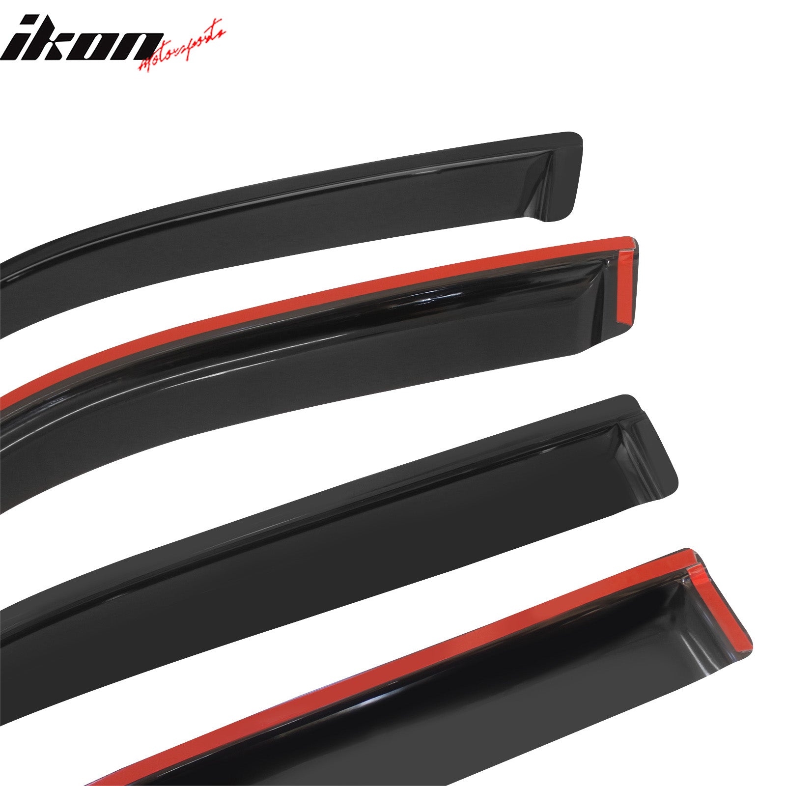 Fits 96-00 Honda Civic Sedan Window Visors Sun Rain Guard Deflector Acrylic 4PC