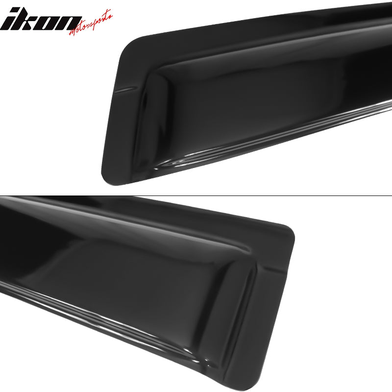 IKON MOTORSPORTS, Window Visor Compatible With 2007-2011 Honda CRV Vent Sun Shade Rain Guards Side Window Deflectors