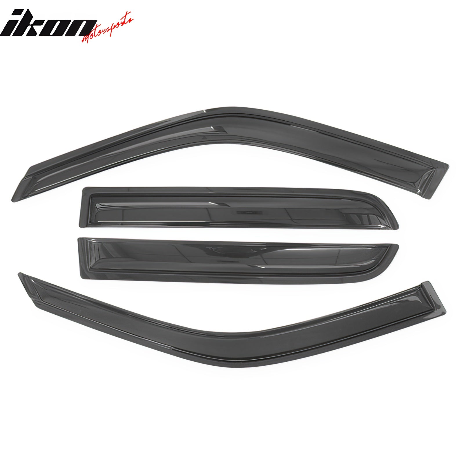 Fits 97-01 Honda CRV CR-V Acrylic 4PCS Window Visors Vent Rain Sun Guard Tape-On