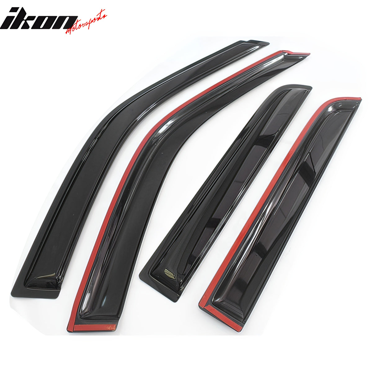 Fits 97-01 Honda CRV CR-V Acrylic 4PCS Window Visors Vent Rain Sun Guard Tape-On