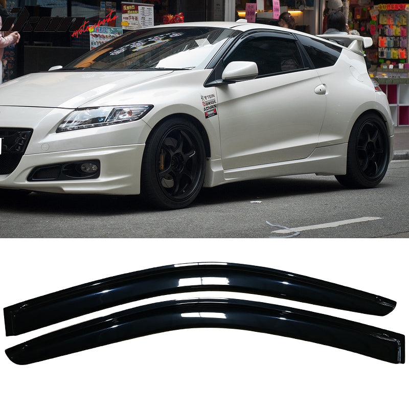 2011-2016 Honda CRZ Slim Style Smoke Window Visors Guards Acrylic