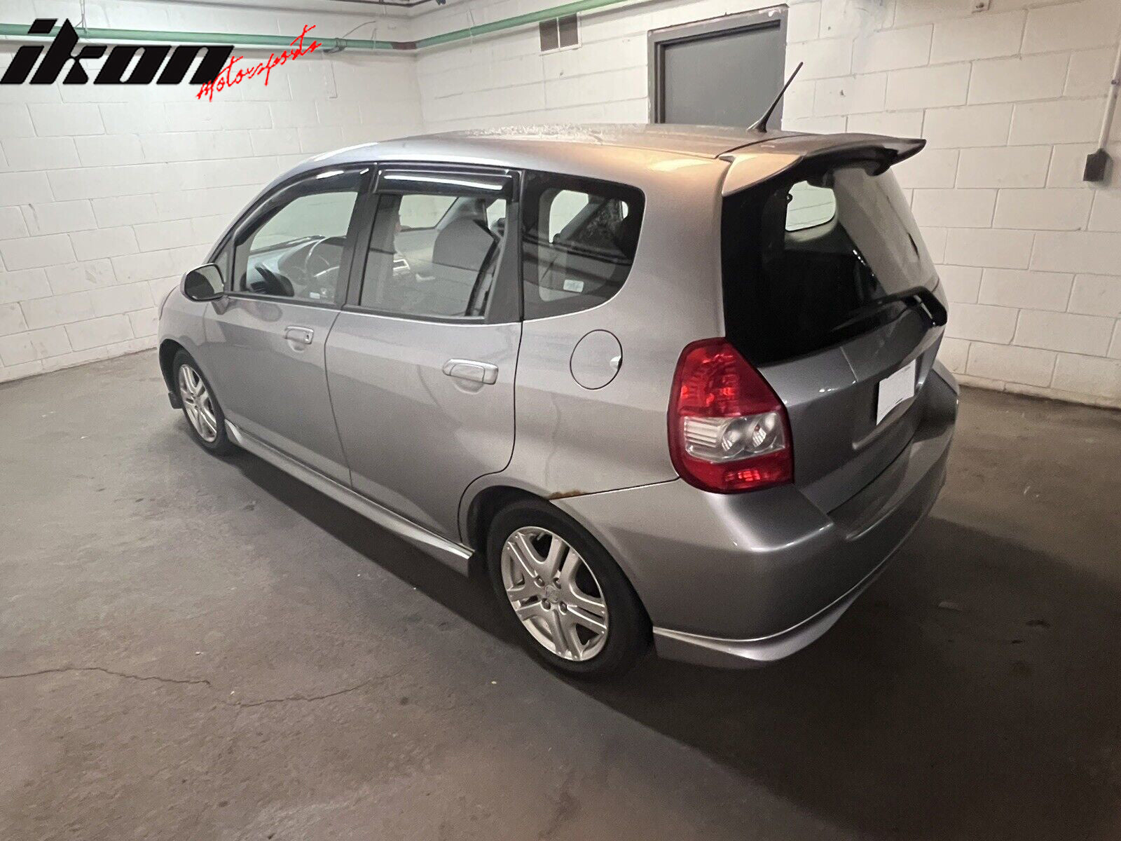 Fits 07-08 Honda Fit GD3 Acrylic Window Visors Sun Guard Rain Deflector 4Pc Set