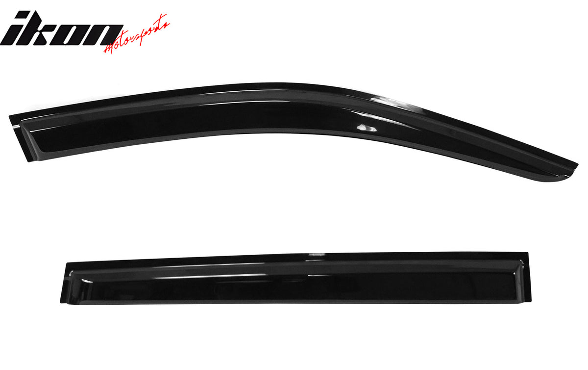 Fits 16-22 Honda Pilot Acrylic Slim Window Visors Rain Guard Vent Sun Shade 4PCS