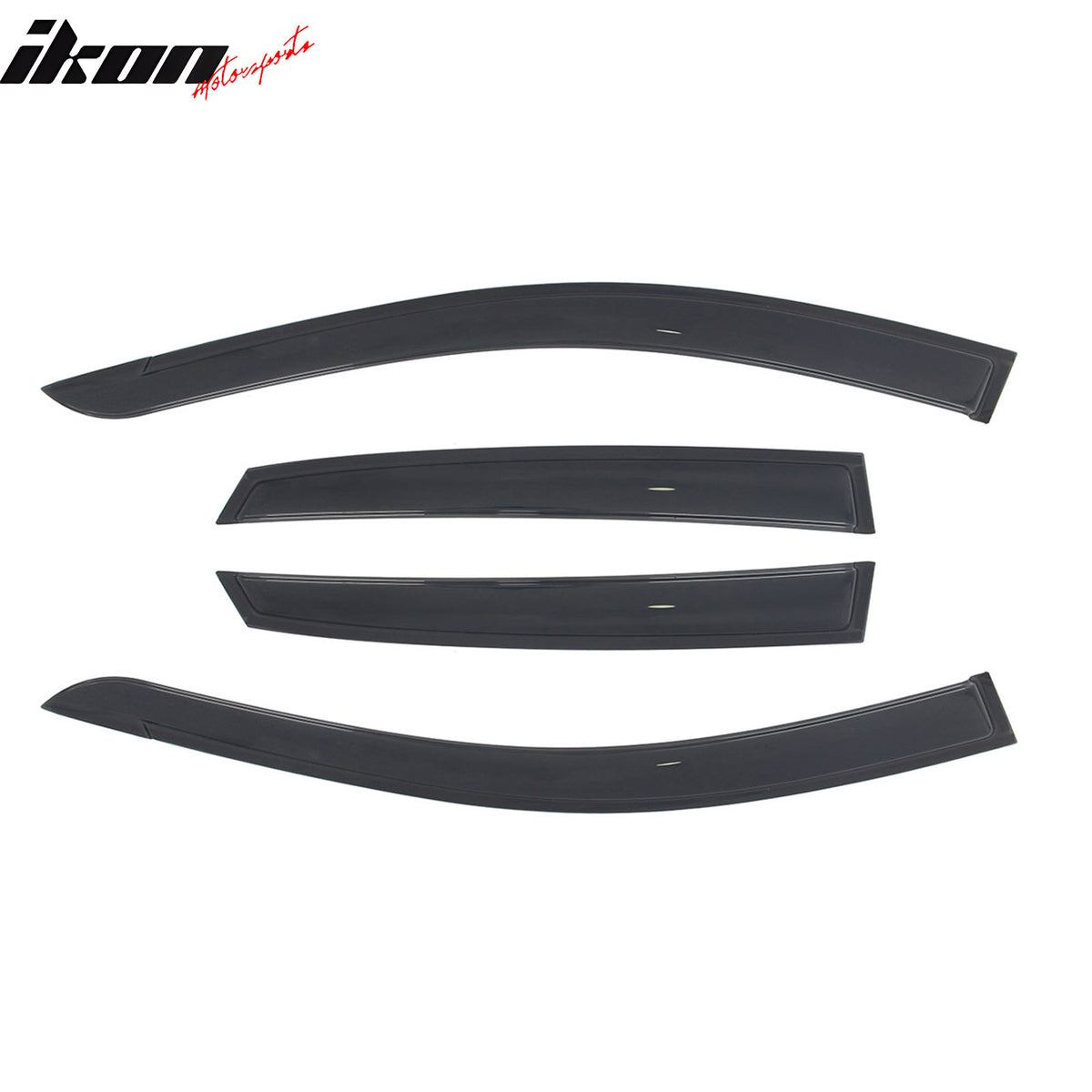 Fits 18-23 Hyundai Kona Tape-on Window Visors Vent Rain Sun Guards Deflectors