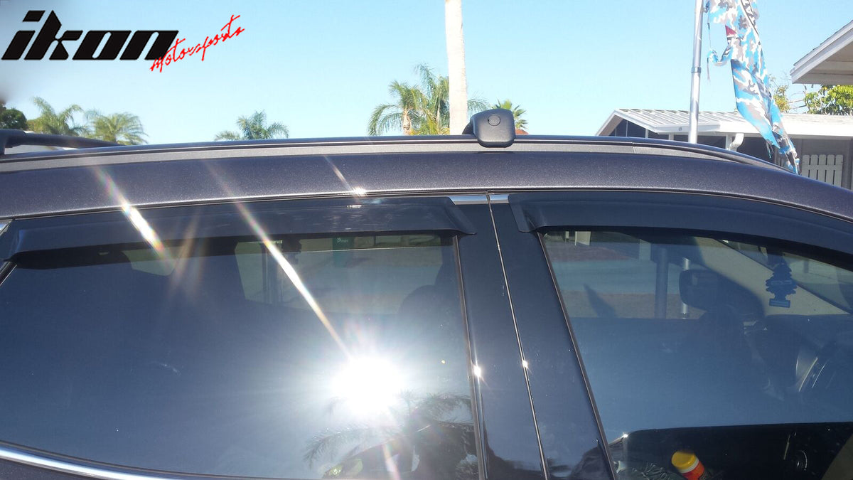 Fits 13-18 Hyundai Santa Fe DM (Excludes XL Models) Acrylic Window Visors 4Pc