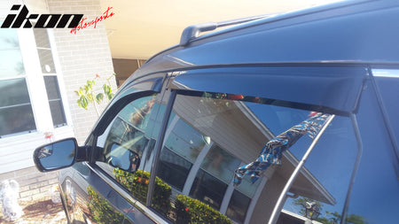 Fits 13-18 Hyundai Santa Fe DM (Excludes XL Models) Acrylic Window Visors 4Pc
