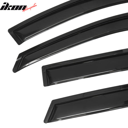 Fits 13-18 Hyundai Santa Fe DM (Excludes XL Models) Acrylic Window Visors 4Pc