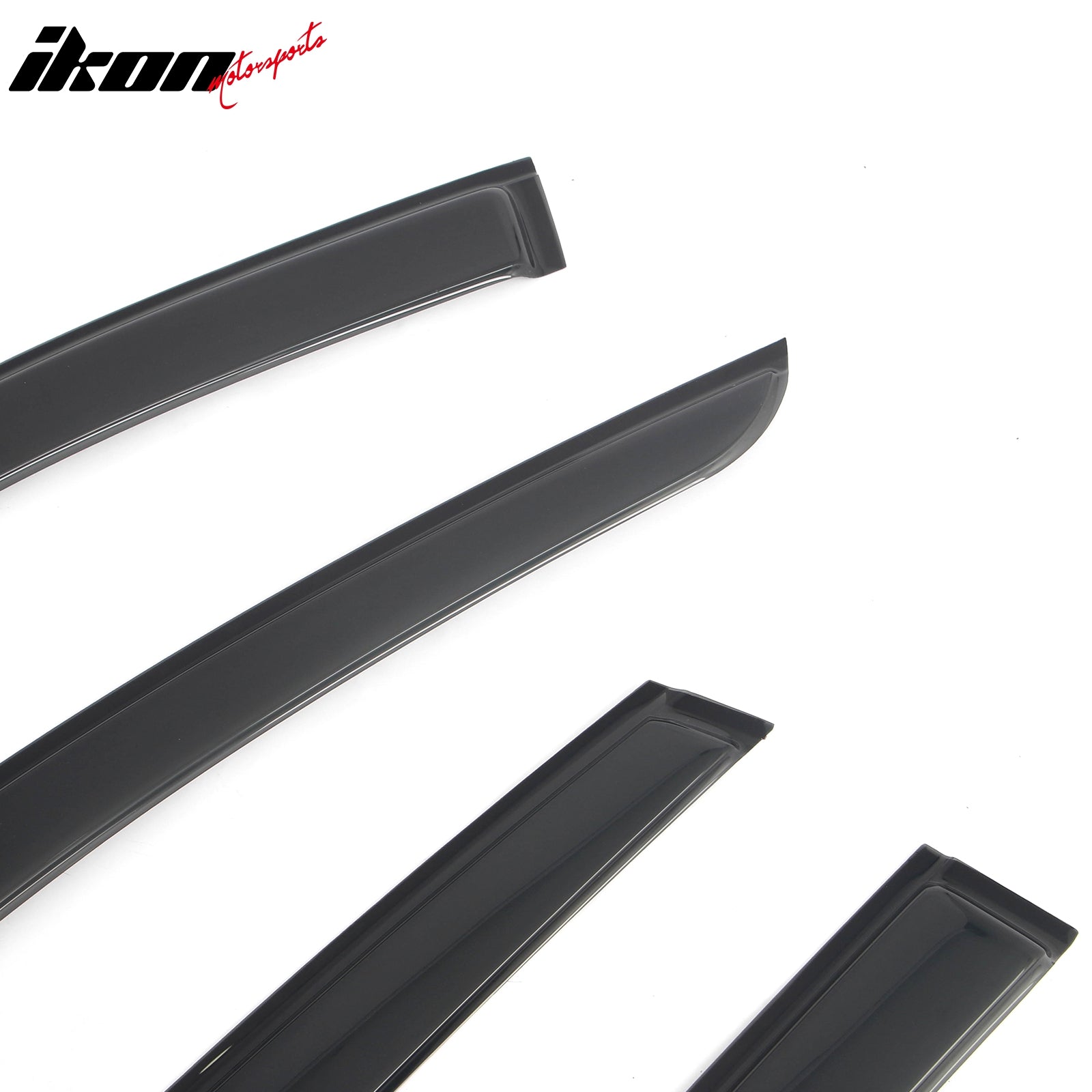 Fits 19-25 INFINITI QX50 Tape-on Window Visors Vent Rain Sun Guard Deflectors