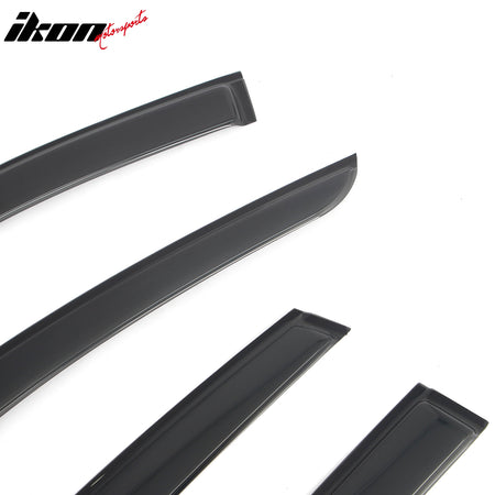 Fits 19-25 INFINITI QX50 Tape-on Window Visors Vent Rain Sun Guard Deflectors