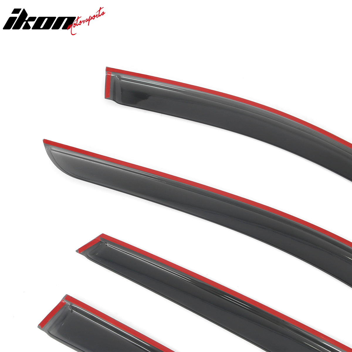 Fits 19-25 INFINITI QX50 Tape-on Window Visors Vent Rain Sun Guard Deflectors