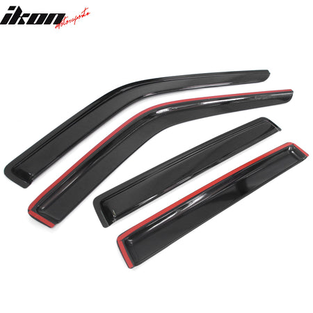 Fits 93-98 Jeep Grand Cherokee Acrylic 4PCS Window Visors Vent Rain Guard