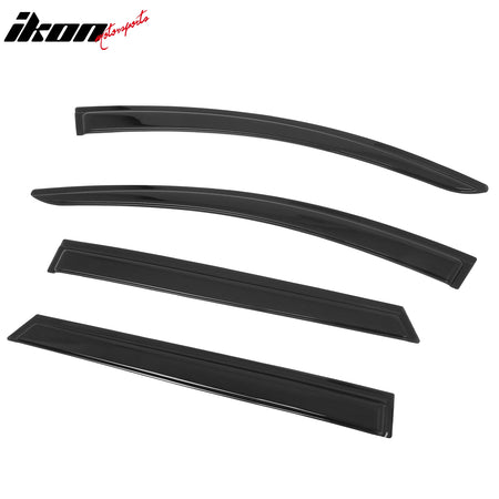 Fits 23-25 Kia Sportage Tape on Window Visors Vent Rain Sun Guards Deflectors