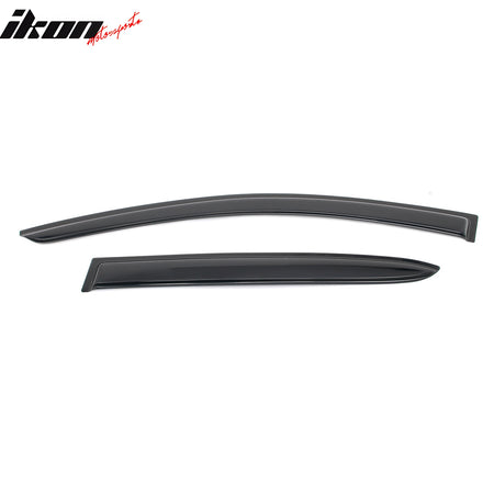 Fits 15-20 Benz X156 GLA Class Window Visors Vent Sun Guards Deflectors Tape-On