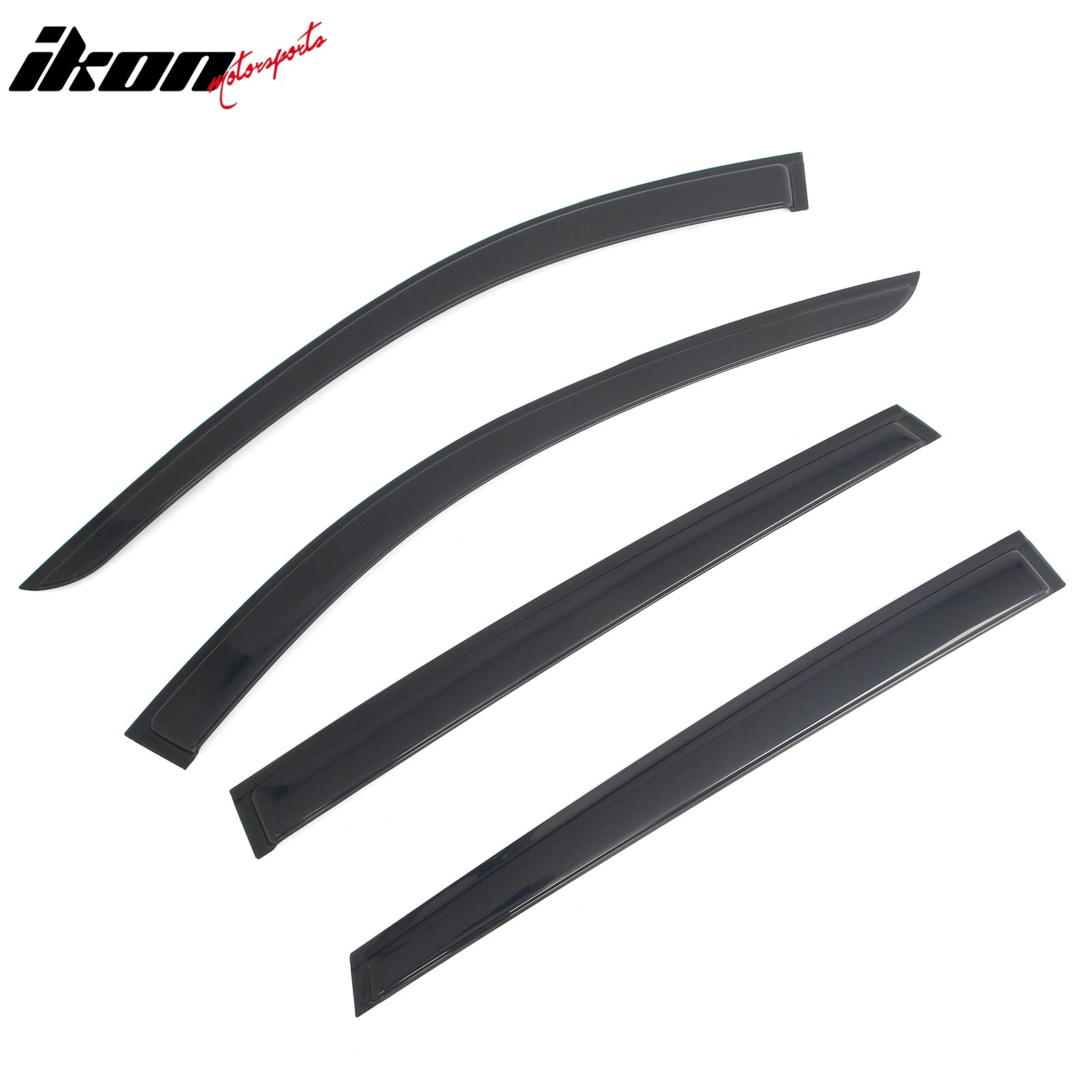 Fits 25-26 Mazda CX-70 & 24-26 CX-90 Tape-on Window Visors Vent Rain Deflectors