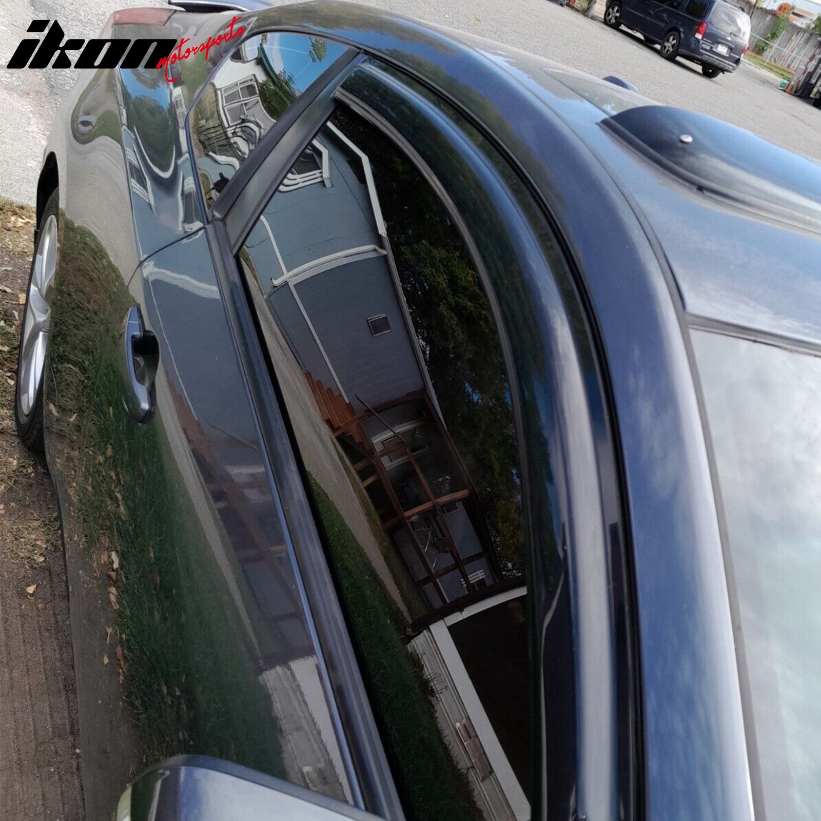 Window Visor Compatible With 2008 2013 Nissan Altima 2Door Slim Style Acrylic Smoke Tinted 2PCS Sun Rain Shade Guard Wind Vent Air Deflector by IKON MOTORSPORTS 2009 2010 2011 2012 Ikon Motorsports
