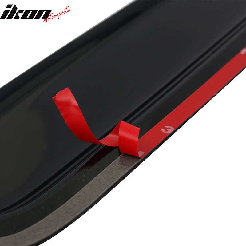 Fits 98-01 Nissan Altima Window Visors Acrylic Sun Guard Rain Deflector 4Pc Set
