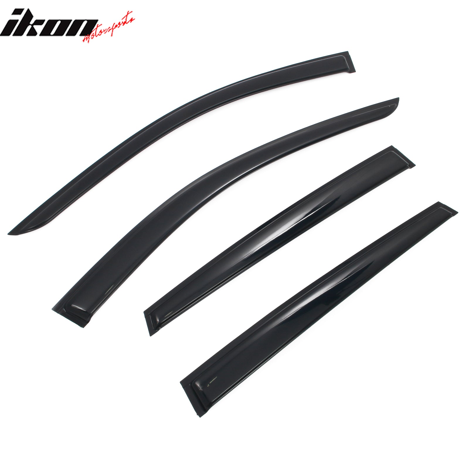 Fits 2025 Nissan Kicks Window Visors Vent Rain Wind Sun Guards Deflector Tape-On