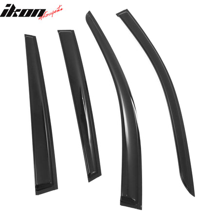 Fits 2025 Nissan Kicks Window Visors Vent Rain Wind Sun Guards Deflector Tape-On