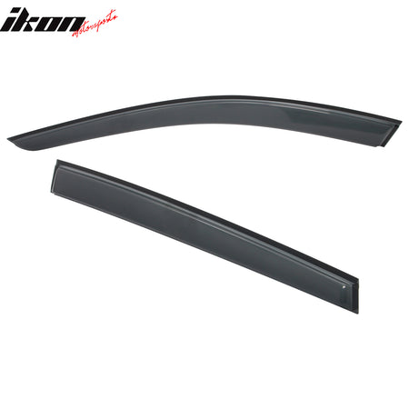 Fits 2025 Nissan Kicks Window Visors Vent Rain Wind Sun Guards Deflector Tape-On