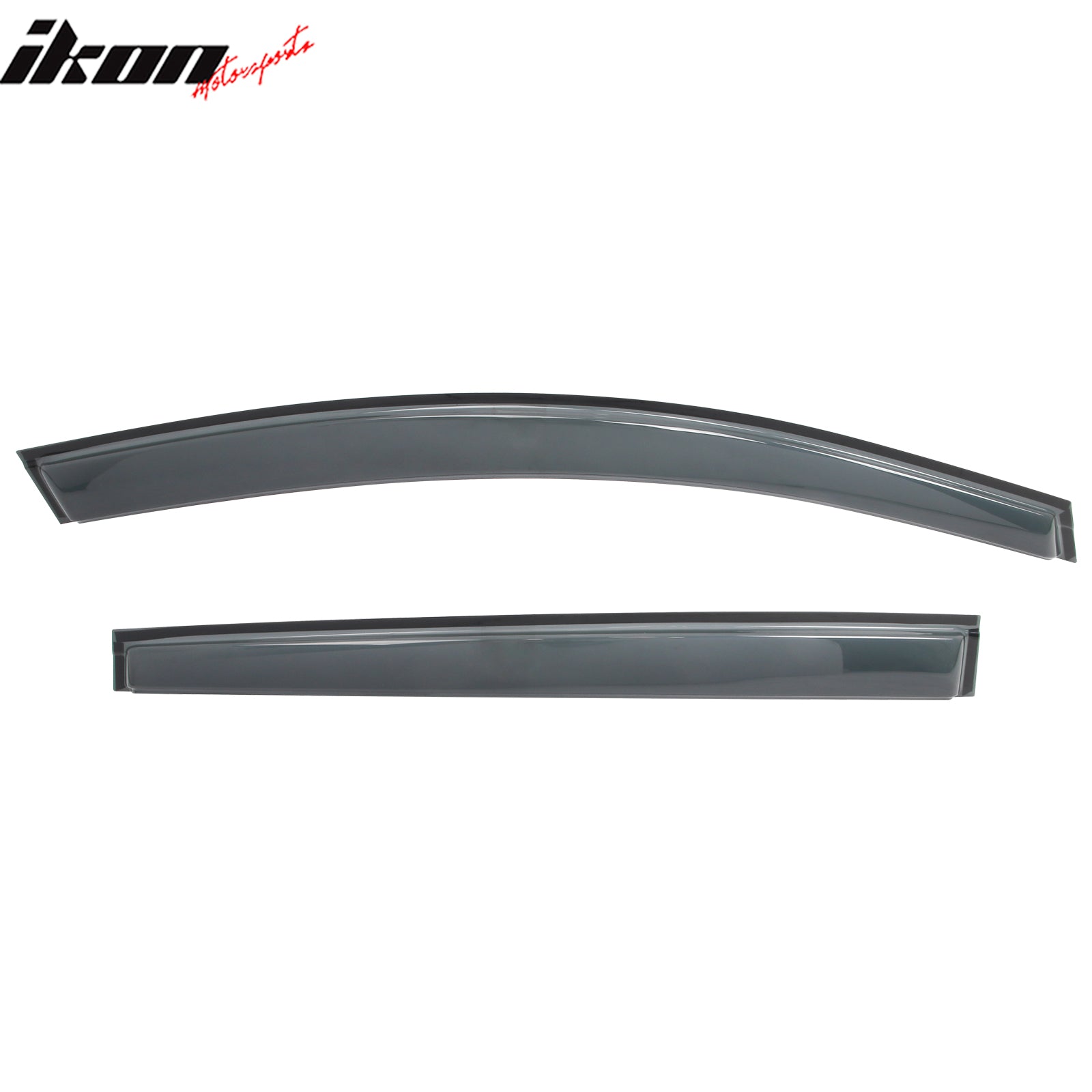 Fits 18-25 Nissan LEAF Window Visors Vent Rain Wind Sun Guards Deflector Tape-On