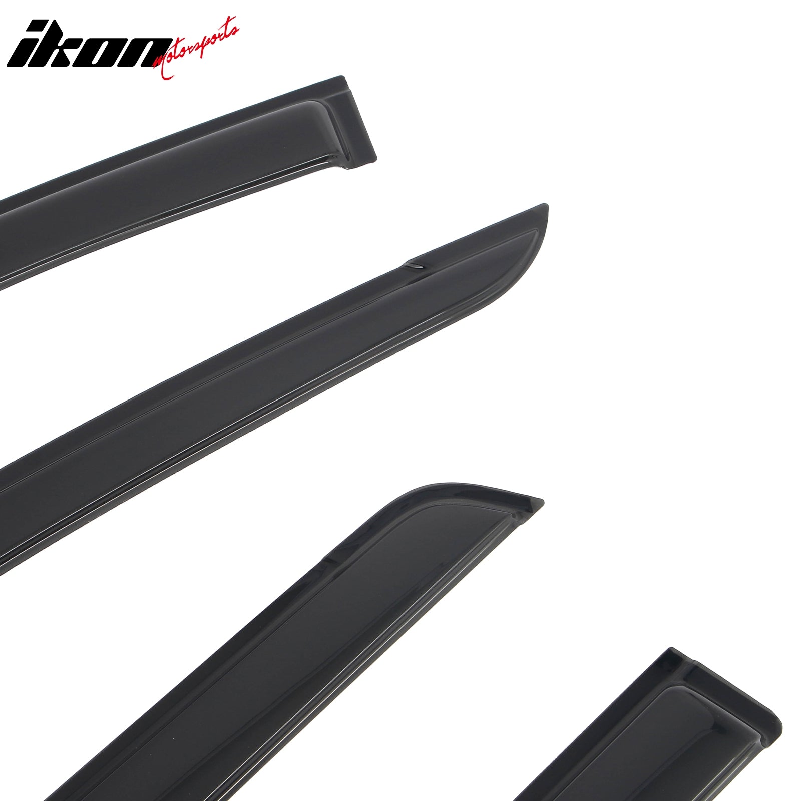 Fits 22-26 Nissan Pathfinder R53 Tape-on Window Visors Rain Guards Deflectors