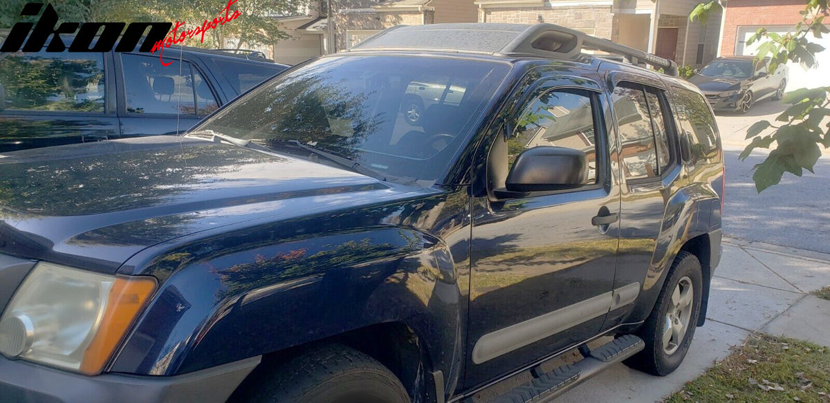 Fits 05-16 Nissan Xterra N50 Acrylic Window Visors Rain Deflector Guard 4Pc Set