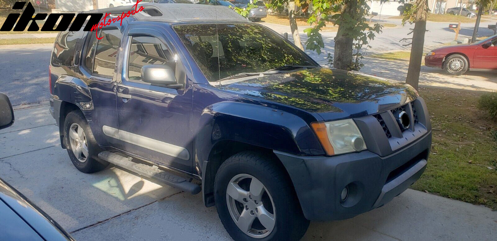 Fits 05-16 Nissan Xterra N50 Acrylic Window Visors Rain Deflector Guard 4Pc Set