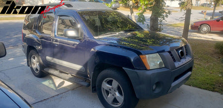 Fits 05-16 Nissan Xterra N50 Acrylic Window Visors Rain Deflector Guard 4Pc Set