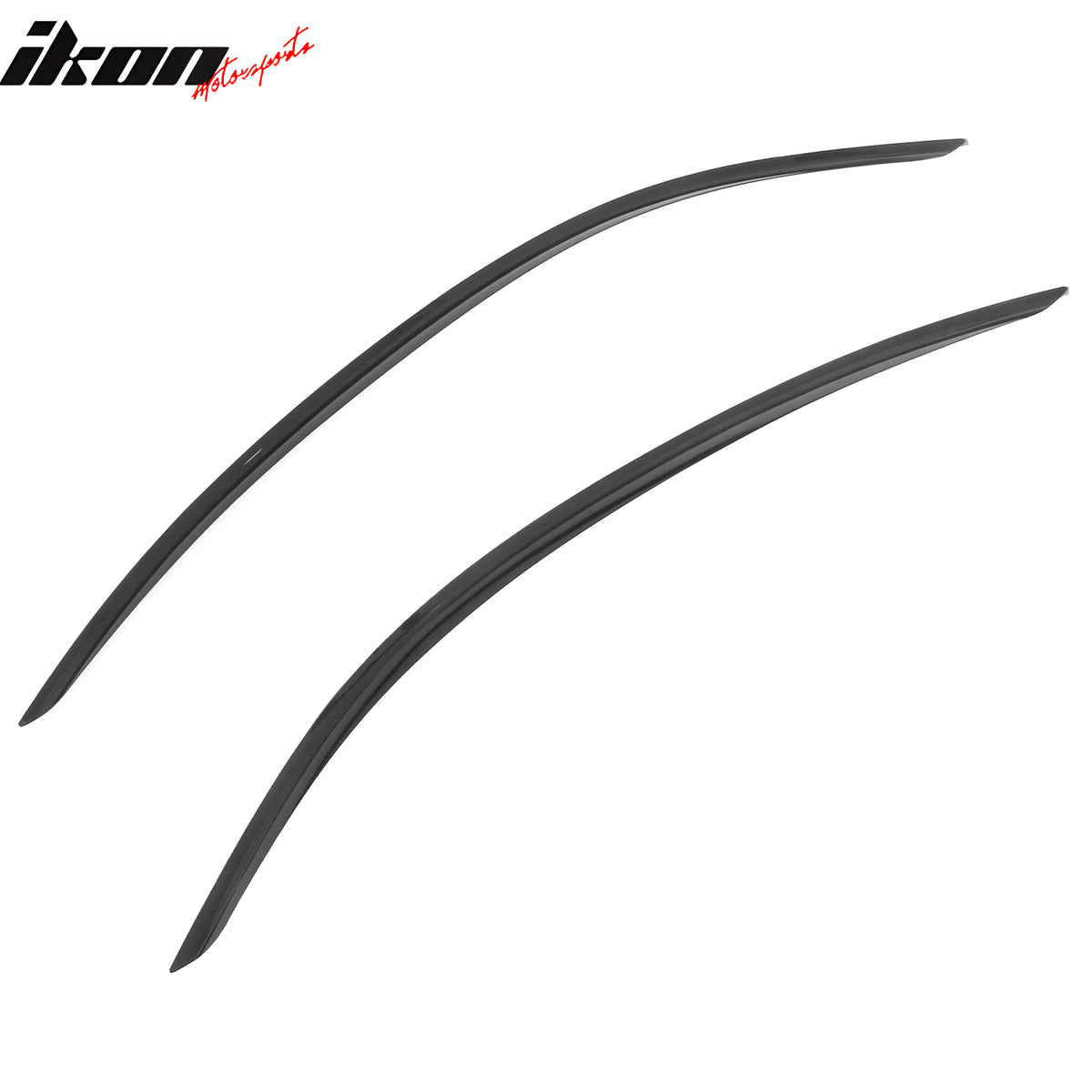 Fits 22-26 Subaru BRZ/Toyota GR86 Window Visors Black Acrylic Sun Rain Guard 2PC