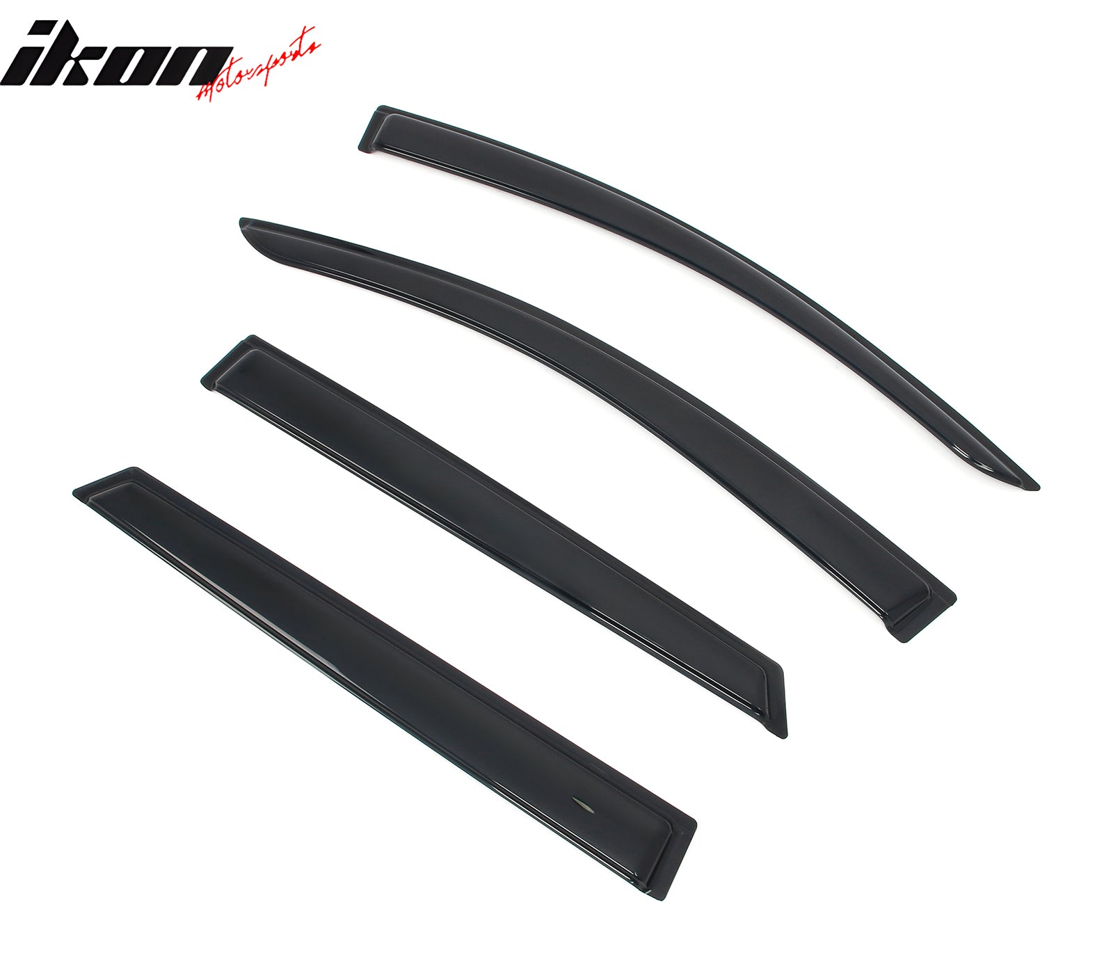 Fits 23-25 Subaru Solterra bZ4X Slim Window Visors Acrylic Sun Shade Rain Guard