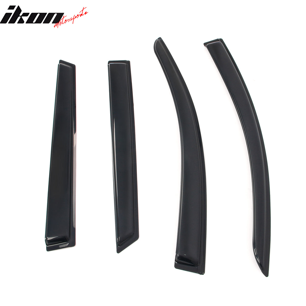 Fits 23-25 Subaru Solterra bZ4X Slim Window Visors Acrylic Sun Shade Rain Guard