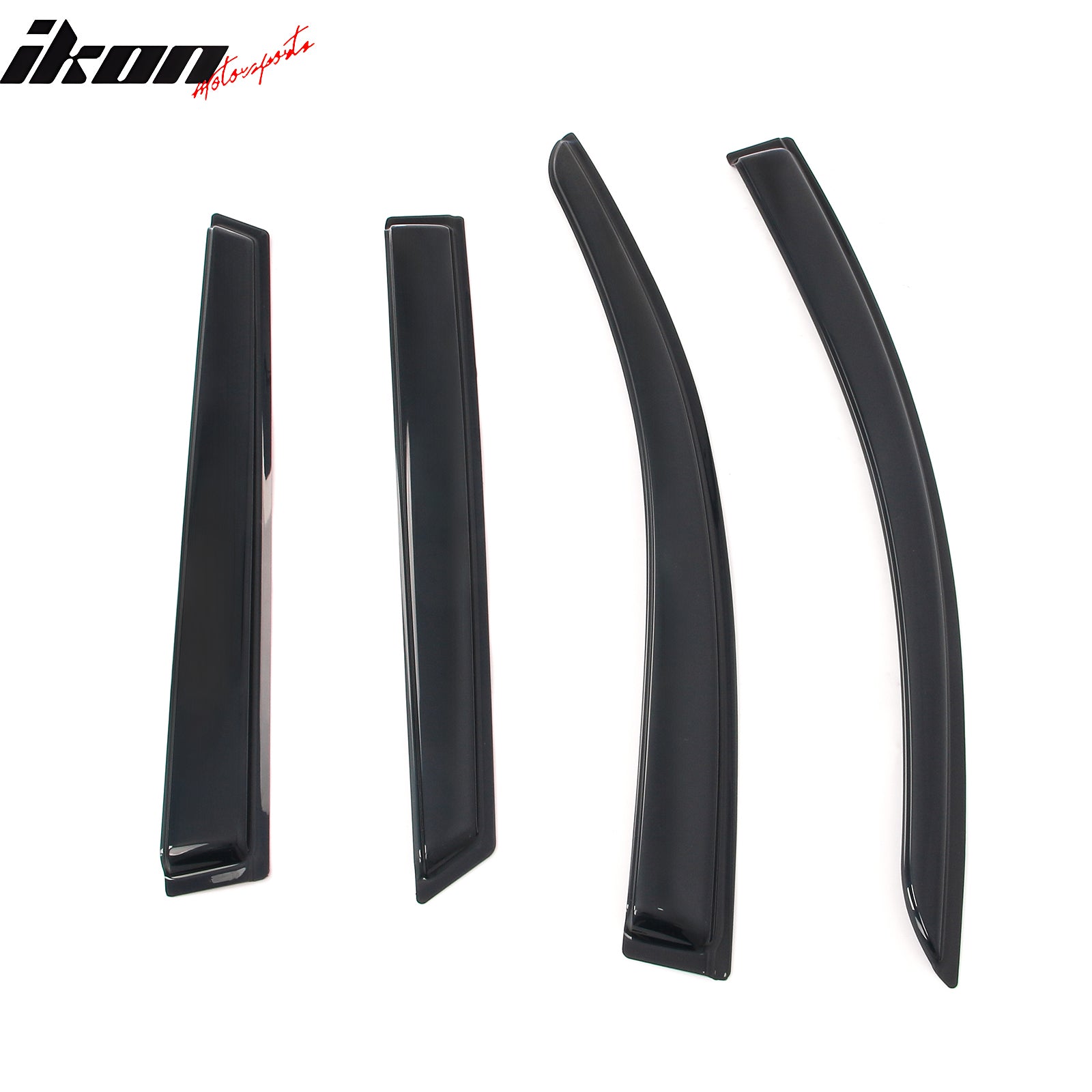 Fits 23-25 Subaru Solterra bZ4X Slim Window Visors Acrylic Sun Shade Rain Guard