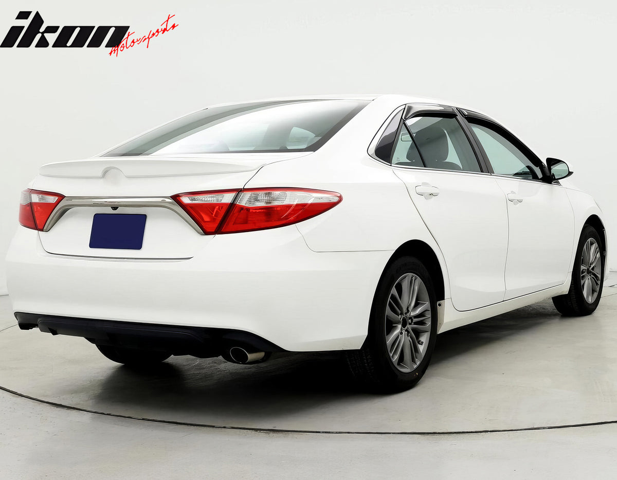 Fits 15-17 Toyota Camry Sedan Window Visors Acrylic Sun Rain Deflector 4Pc Set