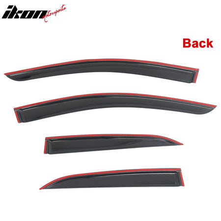 Fits 19-26 Toyota Corolla Hatchback & GR Corolla Tape-on Window Visors Deflector