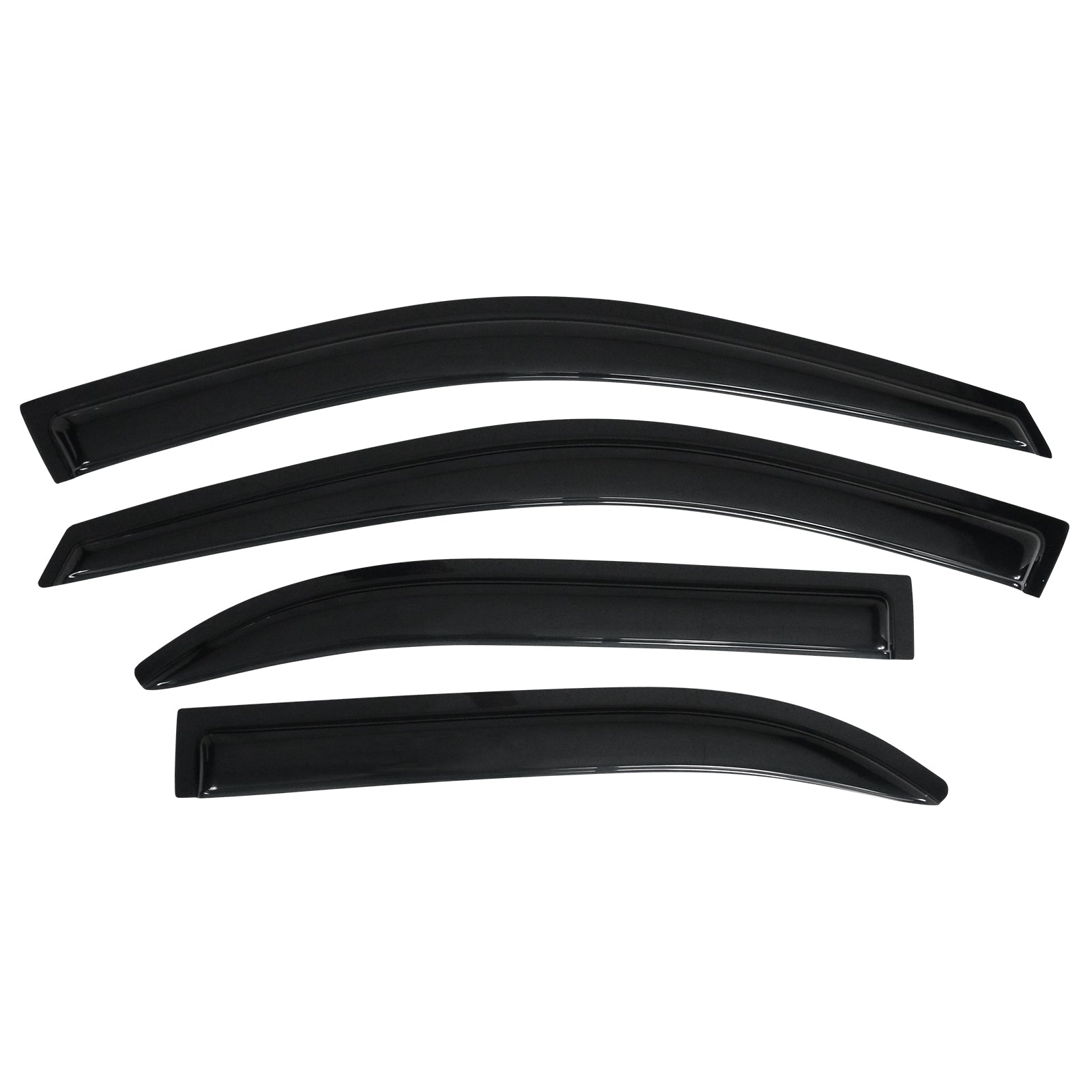 Acrylic Window Visors fits1993-1997 Toyota Corolla Vent Rain Sun Wind Guard