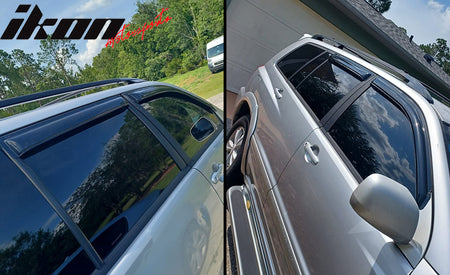 Fits 01-07 Toyota Highlander Window Visors Acrylic Sun Rain Guard Deflector 4PCS