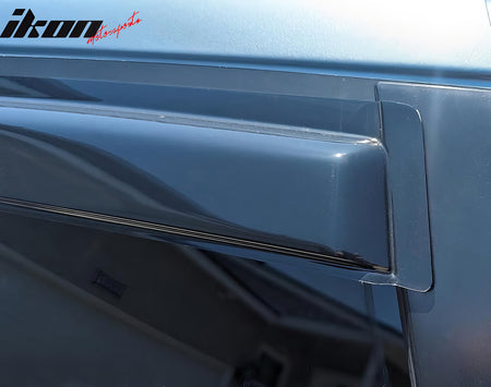 Fits 04-10 Toyota Sienna Window Visors Acrylic Sun Guard Rain Deflectors 4PC Set