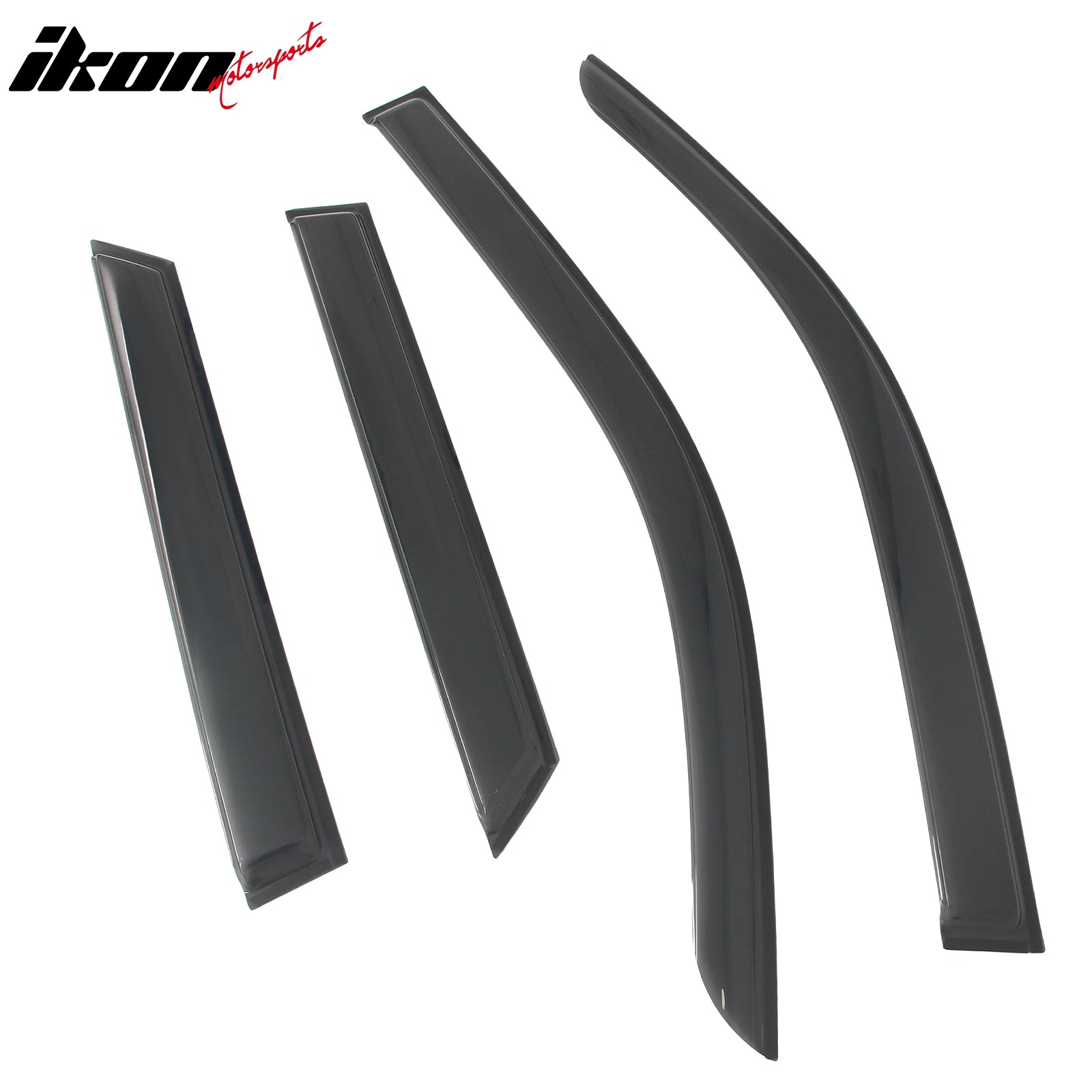 Fits 25-26 Toyota 4Runner Tape-on Window Visors Vent Rain Sun Guards Deflectors