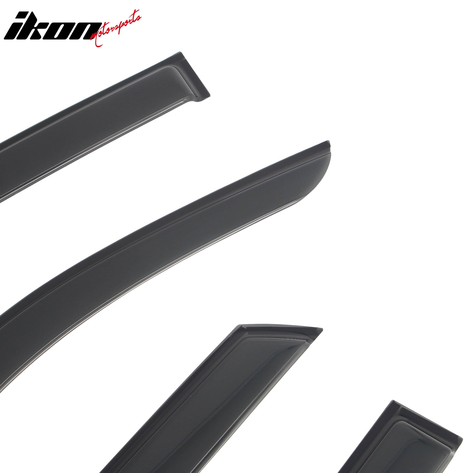 Fits 25-26 Toyota 4Runner Tape-on Window Visors Vent Rain Sun Guards Deflectors