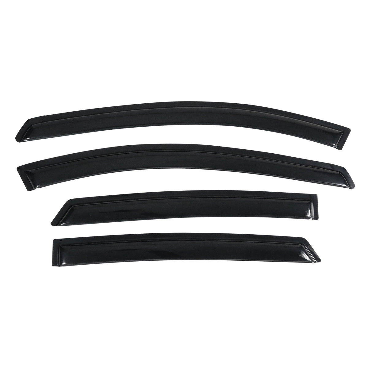 Fits 04-09 Toyota Prius XW20 4PCS Window Visors Sun Guard Rain Deflector Tape-On