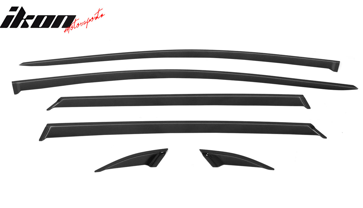 Fits 21-23 Volkswagen ID.4 Acrylic Window Visor Sun Rain Guard