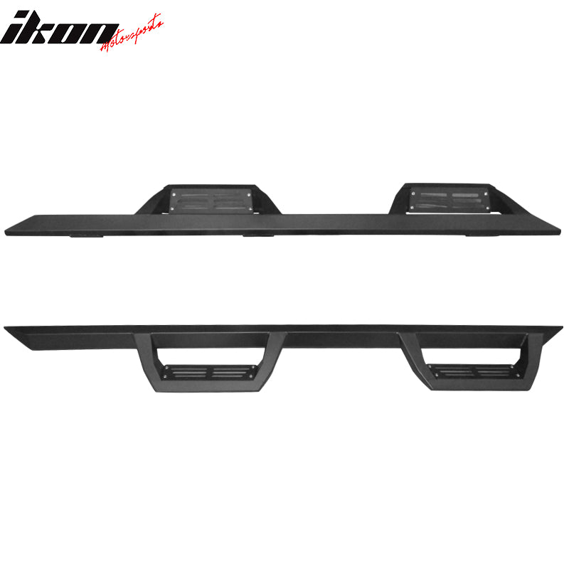 Fit 07-18 Jeep Wrangler JK/JK Unlimited Running Boards Side Step Nerf Bar - 2PCS