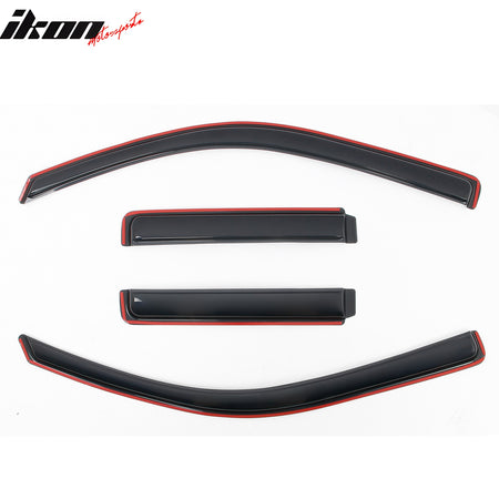 For 02-09 TrailBlazer/GMC Envoy 03-08 Ascender Window Visor In-Channel Deflector