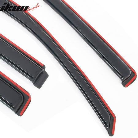 For 02-09 TrailBlazer/GMC Envoy 03-08 Ascender Window Visor In-Channel Deflector