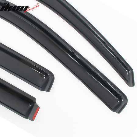 For 02-09 TrailBlazer/GMC Envoy 03-08 Ascender Window Visor In-Channel Deflector