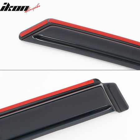 For 02-09 TrailBlazer/GMC Envoy 03-08 Ascender Window Visor In-Channel Deflector