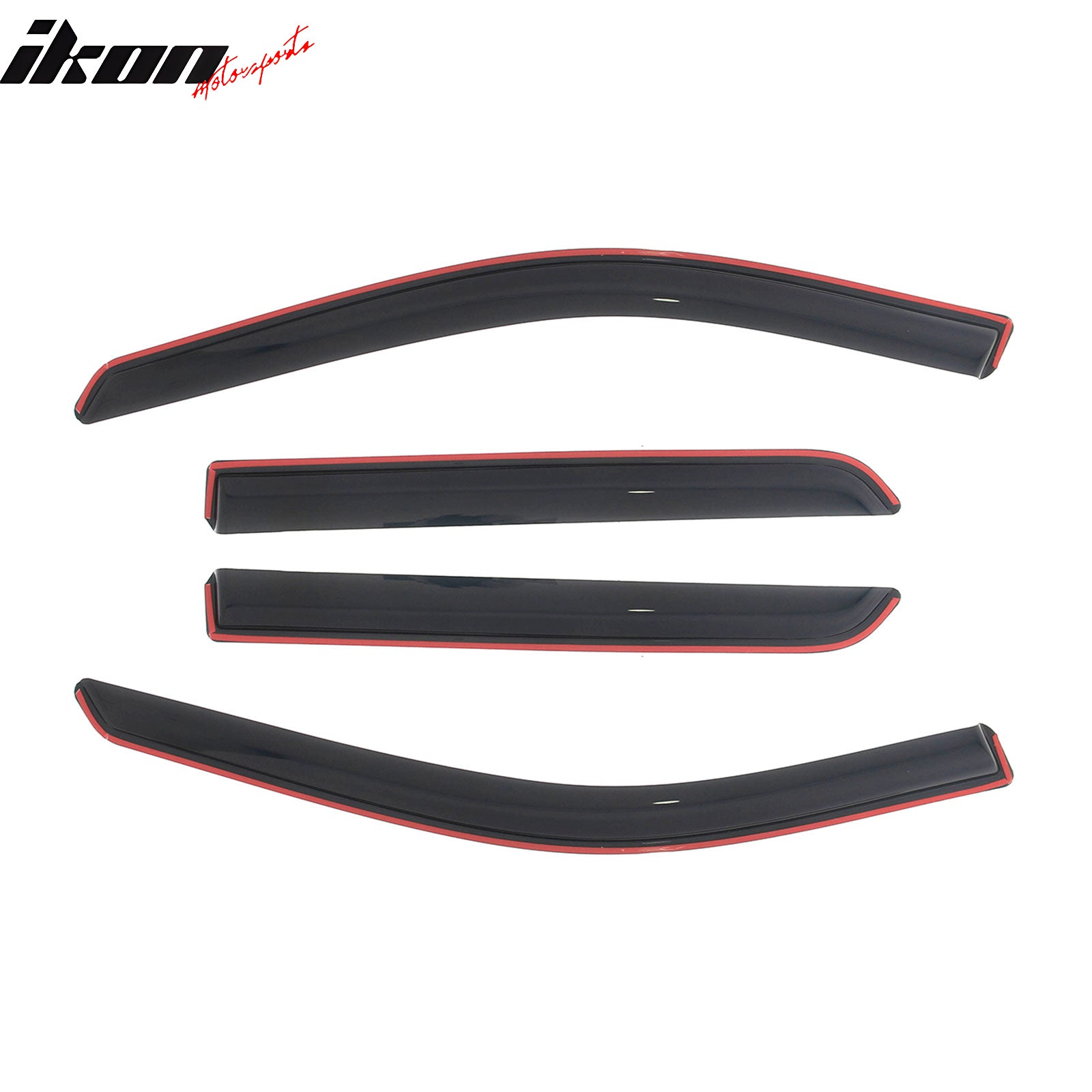 Fits 11-26 Dodge Durango In-Channel Window Visors Vent Rain Guards Deflectors
