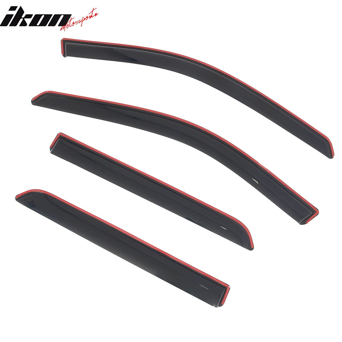 Fits 11-26 Dodge Durango In-Channel Window Visors Vent Rain Guards Deflectors