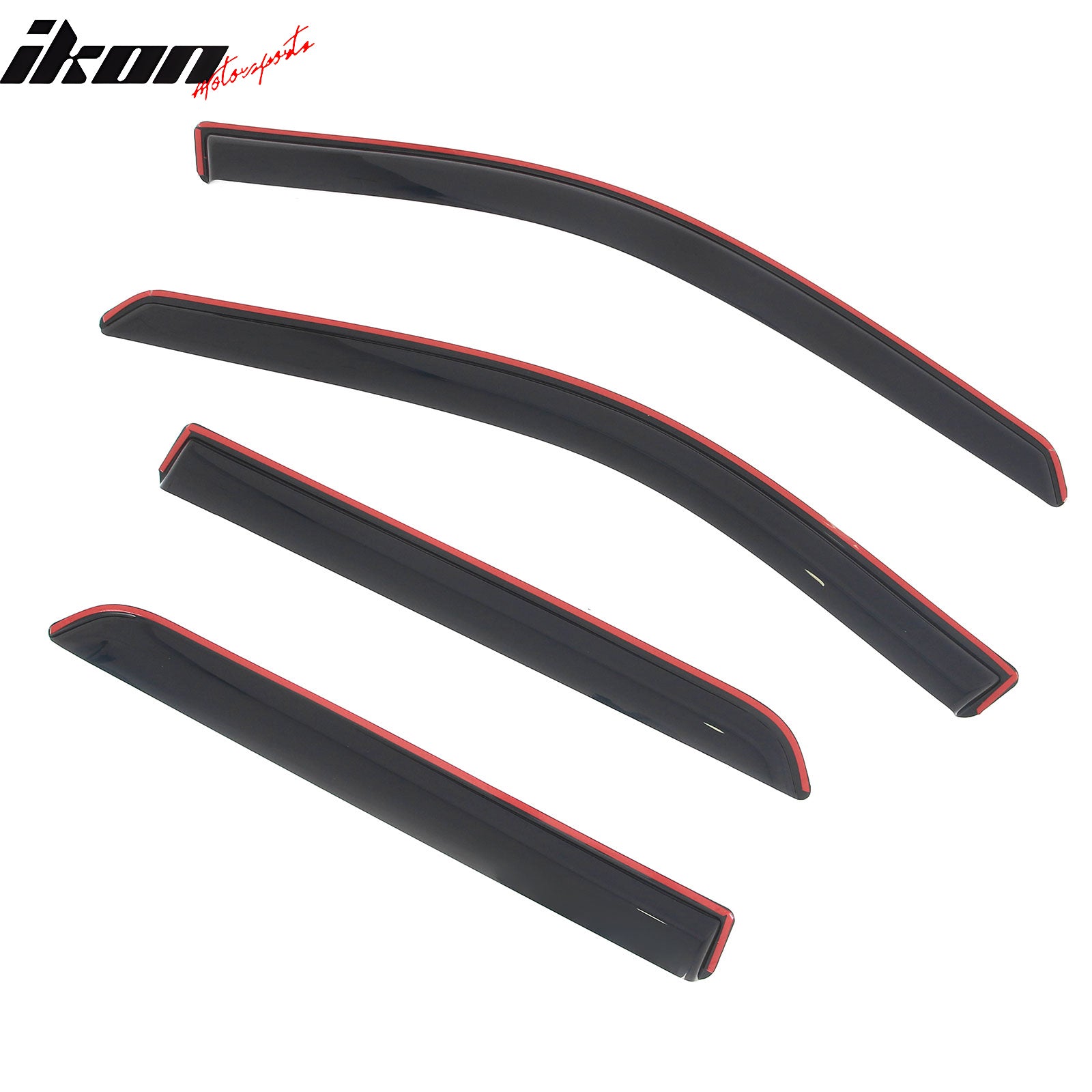 Fits 11-26 Dodge Durango In-Channel Window Visors Vent Rain Guards Deflectors